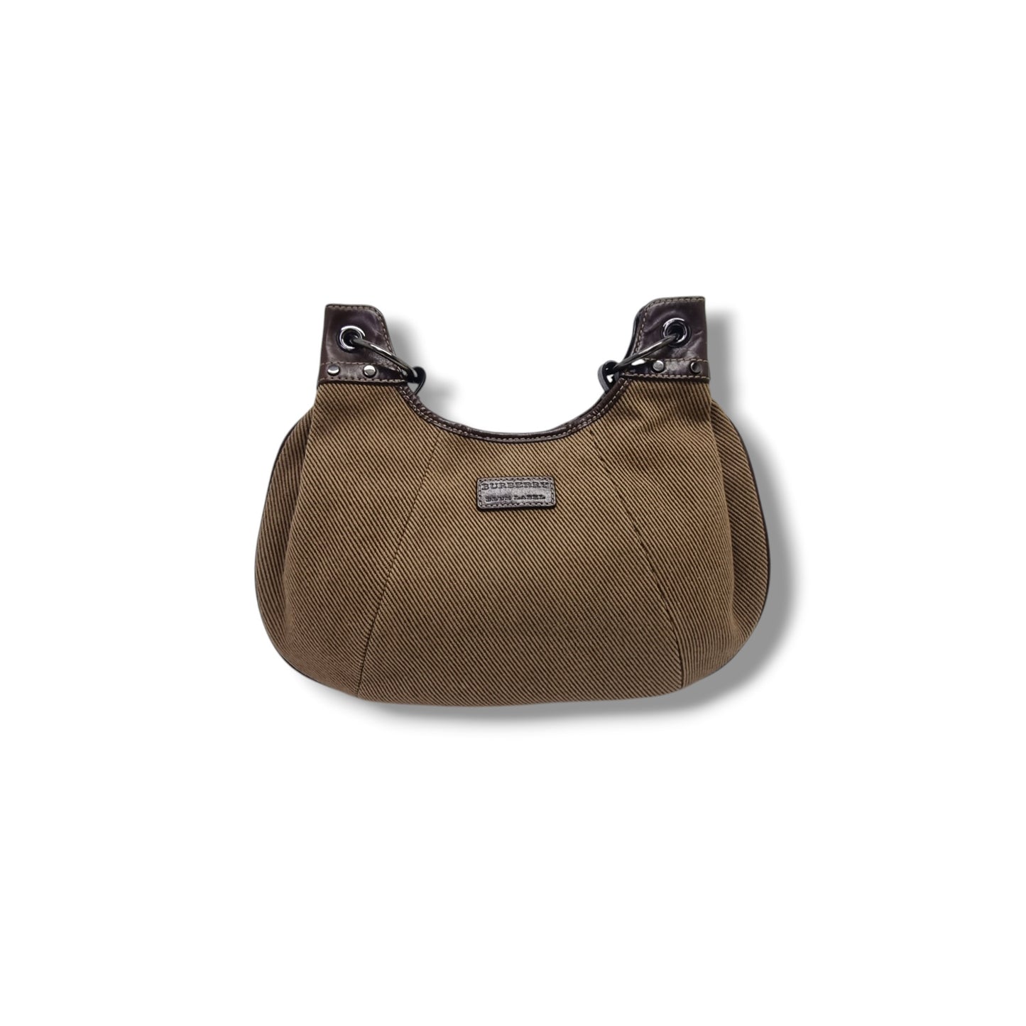 Blue Label Burberry Corduroy Hobo Bag (Brown)