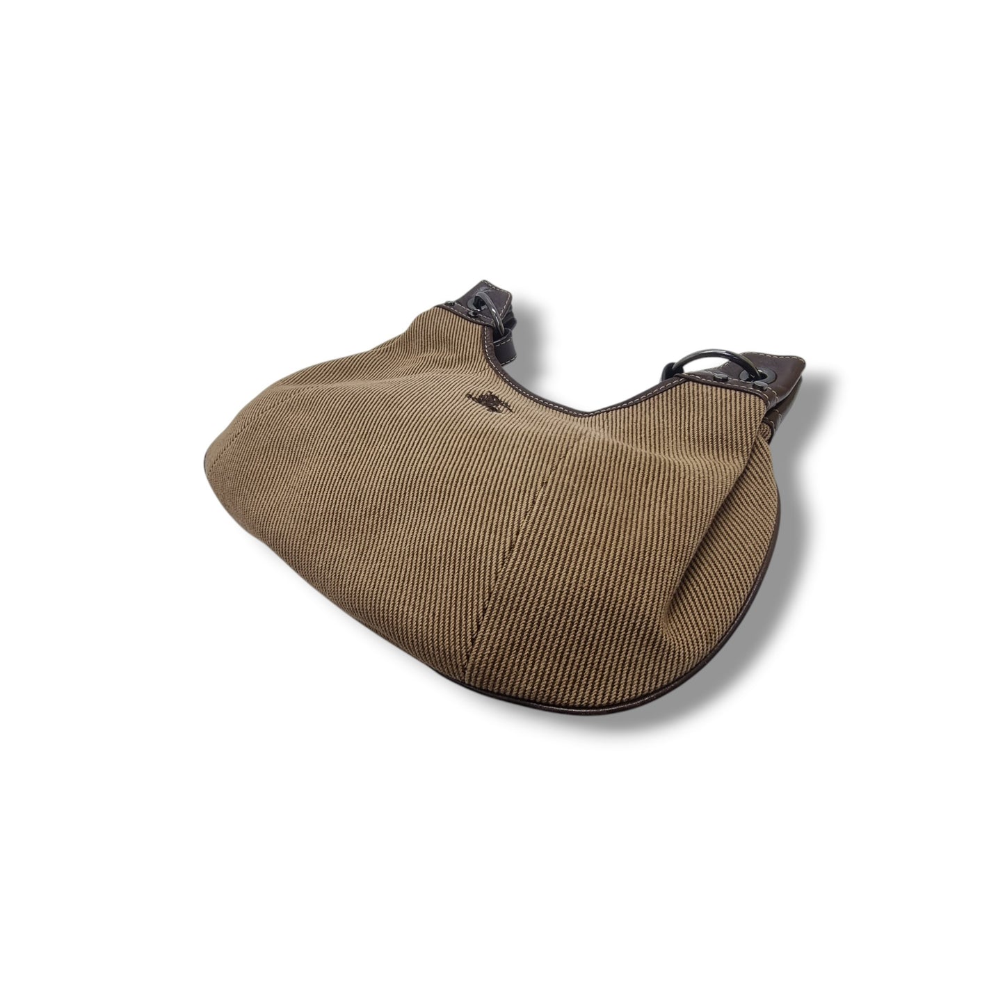 Blue Label Burberry Corduroy Hobo Bag (Brown)