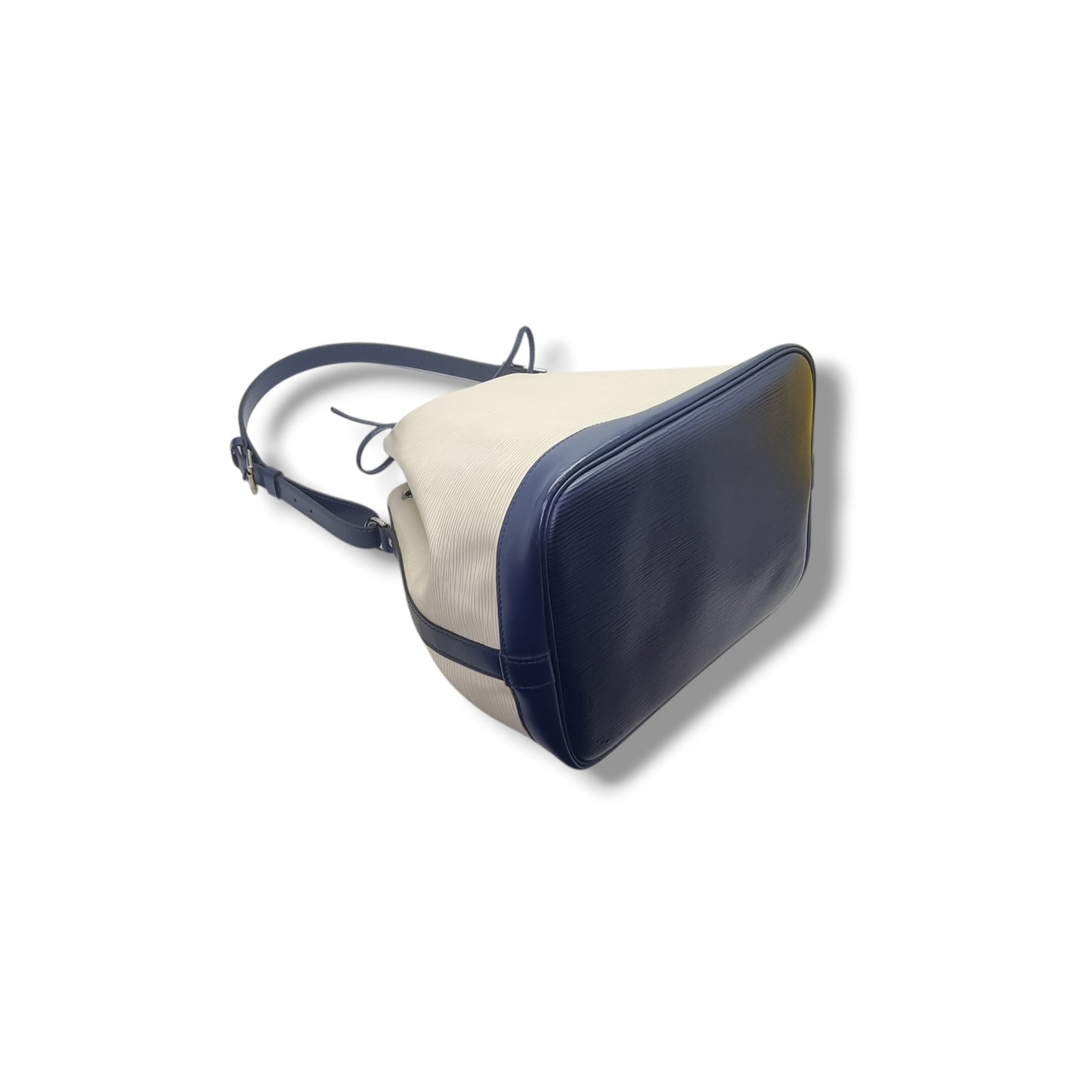 Louis Vuitton Noe PM Epi Shw (White / Navy Blue)