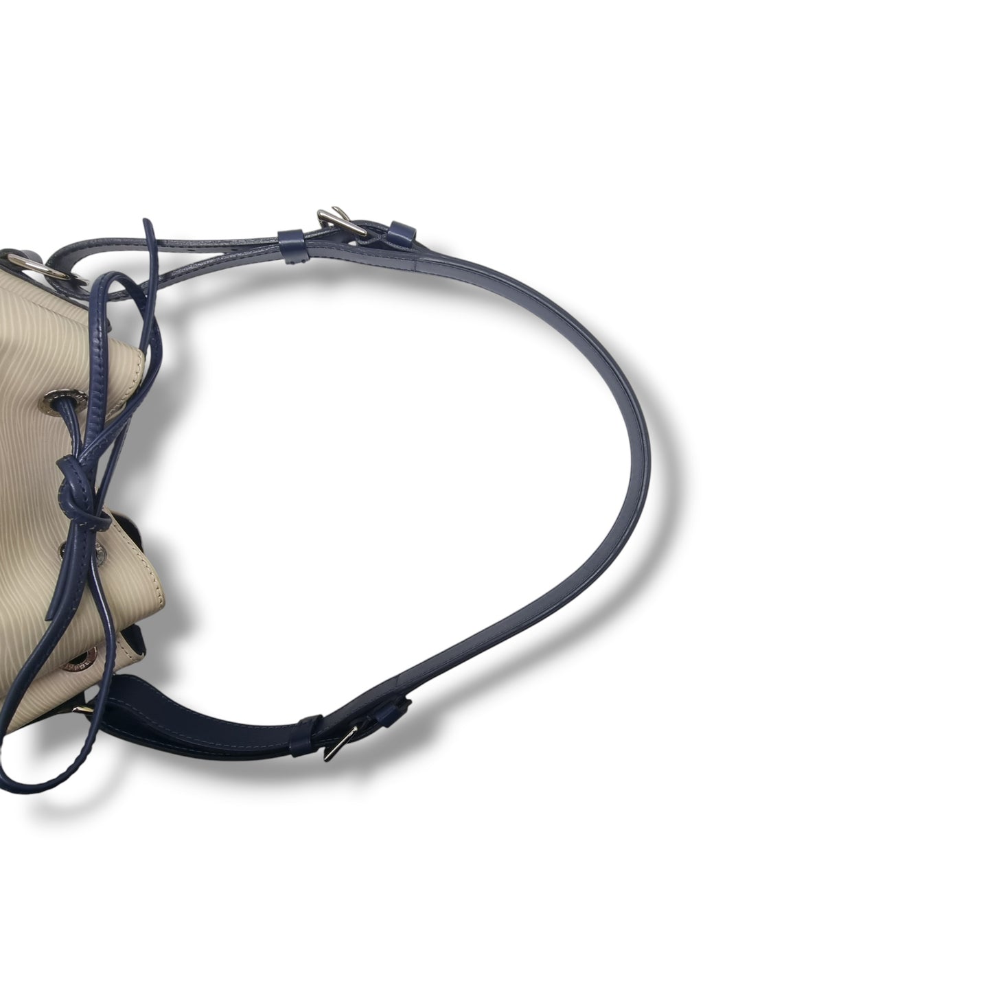 Louis Vuitton Noe PM Epi Shw (White / Navy Blue)