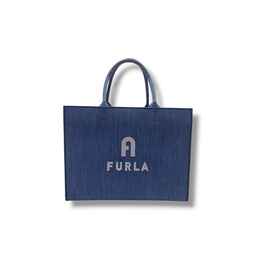 Furla Opportunity Denim Tote Bag Shw (Blue)
