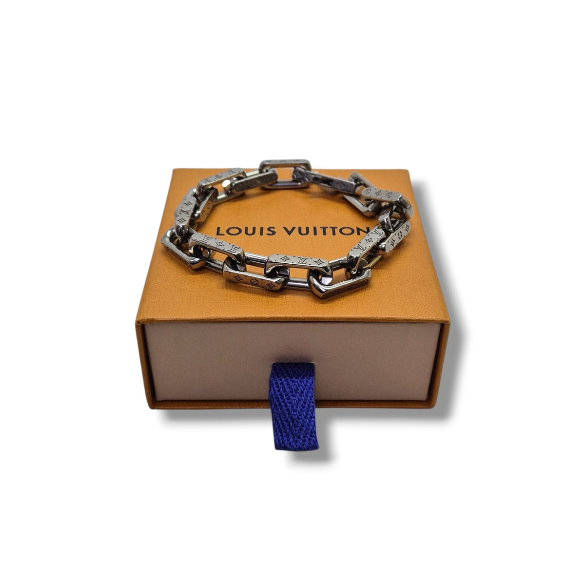 Louis Vuitton Chain Bracelet L Stainless Steel Silver