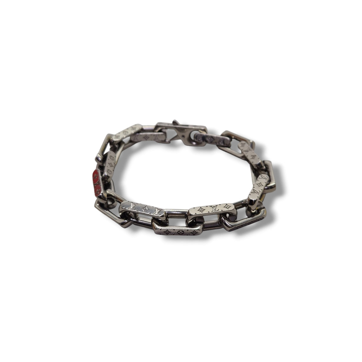 Louis Vuitton Chain Bracelet L Stainless Steel Silver