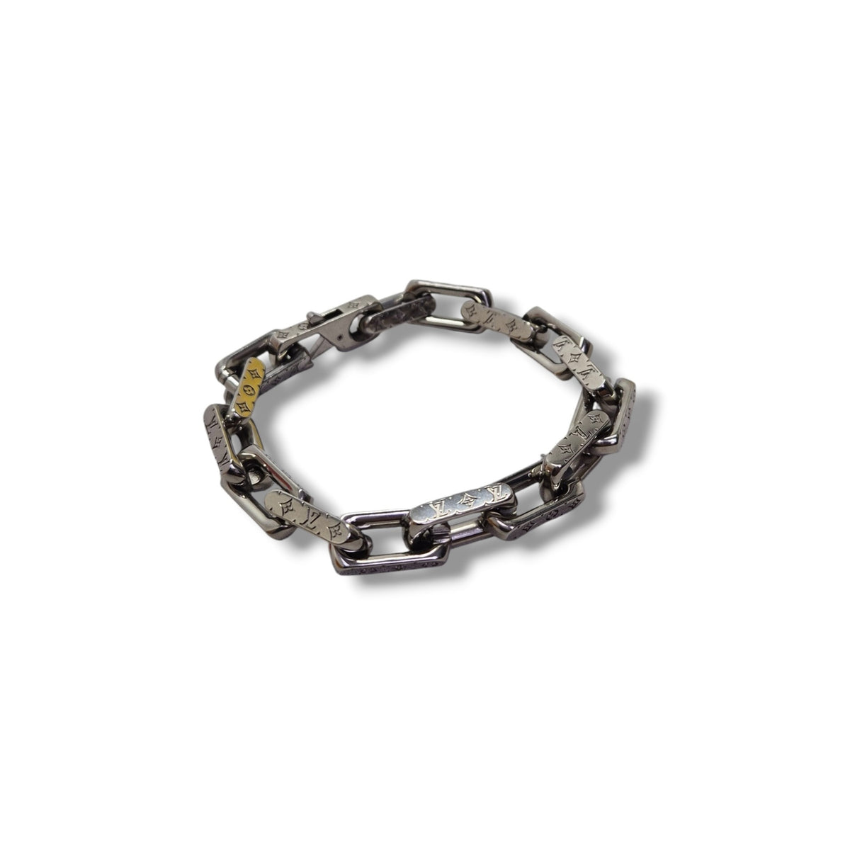 Louis Vuitton Chain Bracelet L Stainless Steel Silver