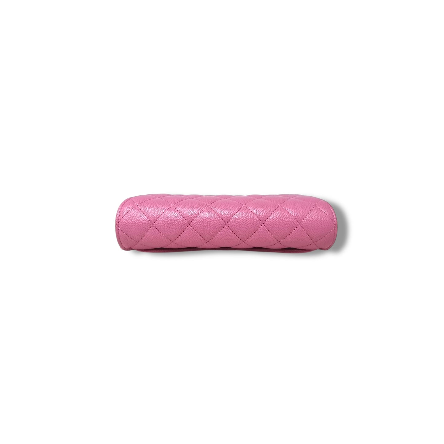 Chanel Glasses Case With Classic Chain Caviar Ghw (Pink)