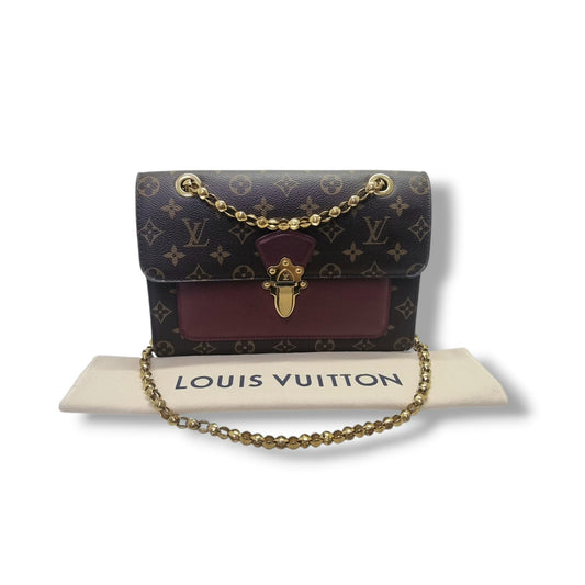 Louis Vuitton Victoire Crossbody Monogram Raisin Ghw