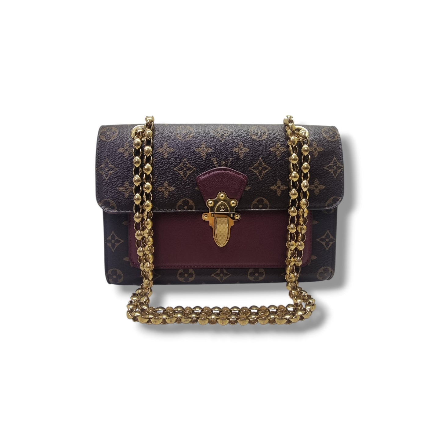 Louis Vuitton Victoire Crossbody Monogram Raisin Ghw