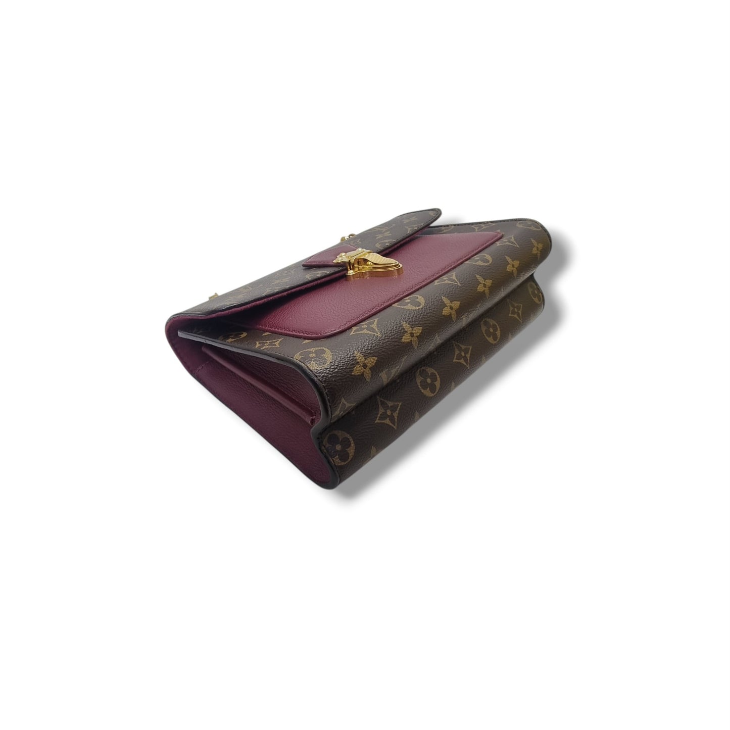 Louis Vuitton Victoire Crossbody Monogram Raisin Ghw
