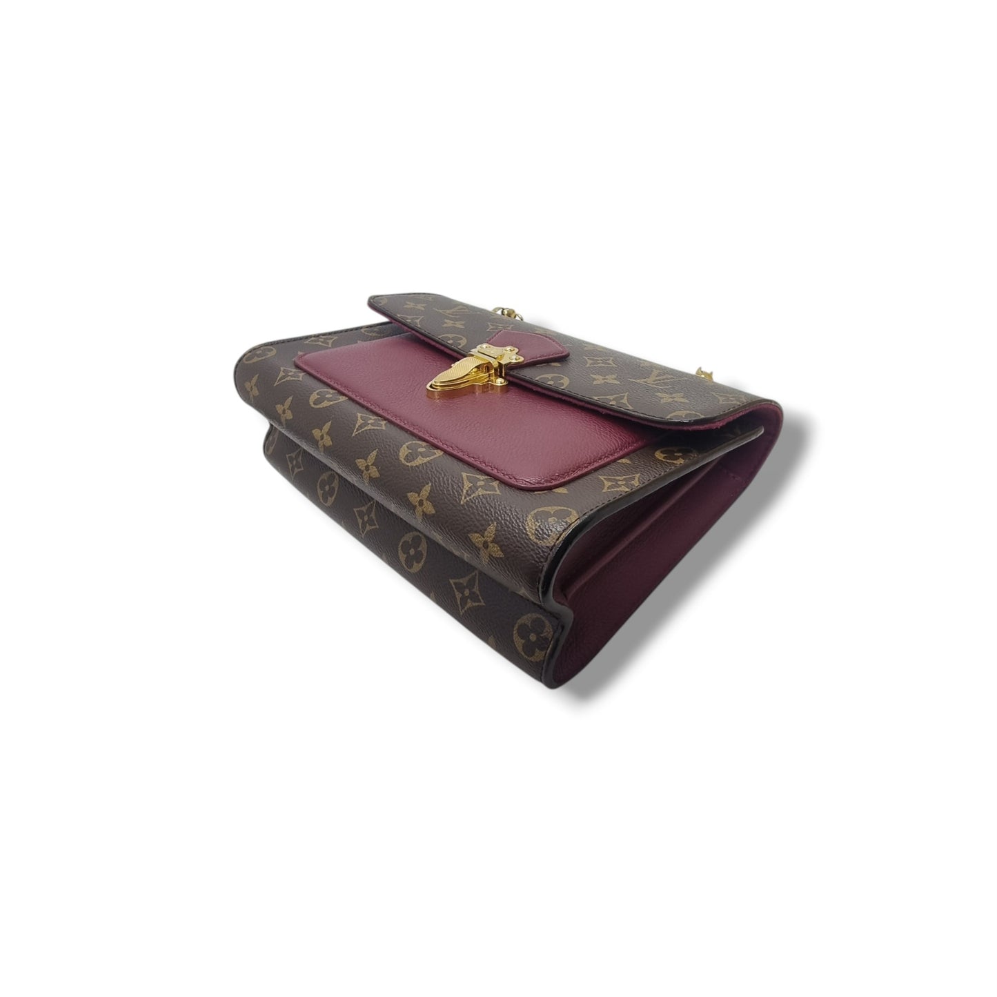 Louis Vuitton Victoire Crossbody Monogram Raisin Ghw