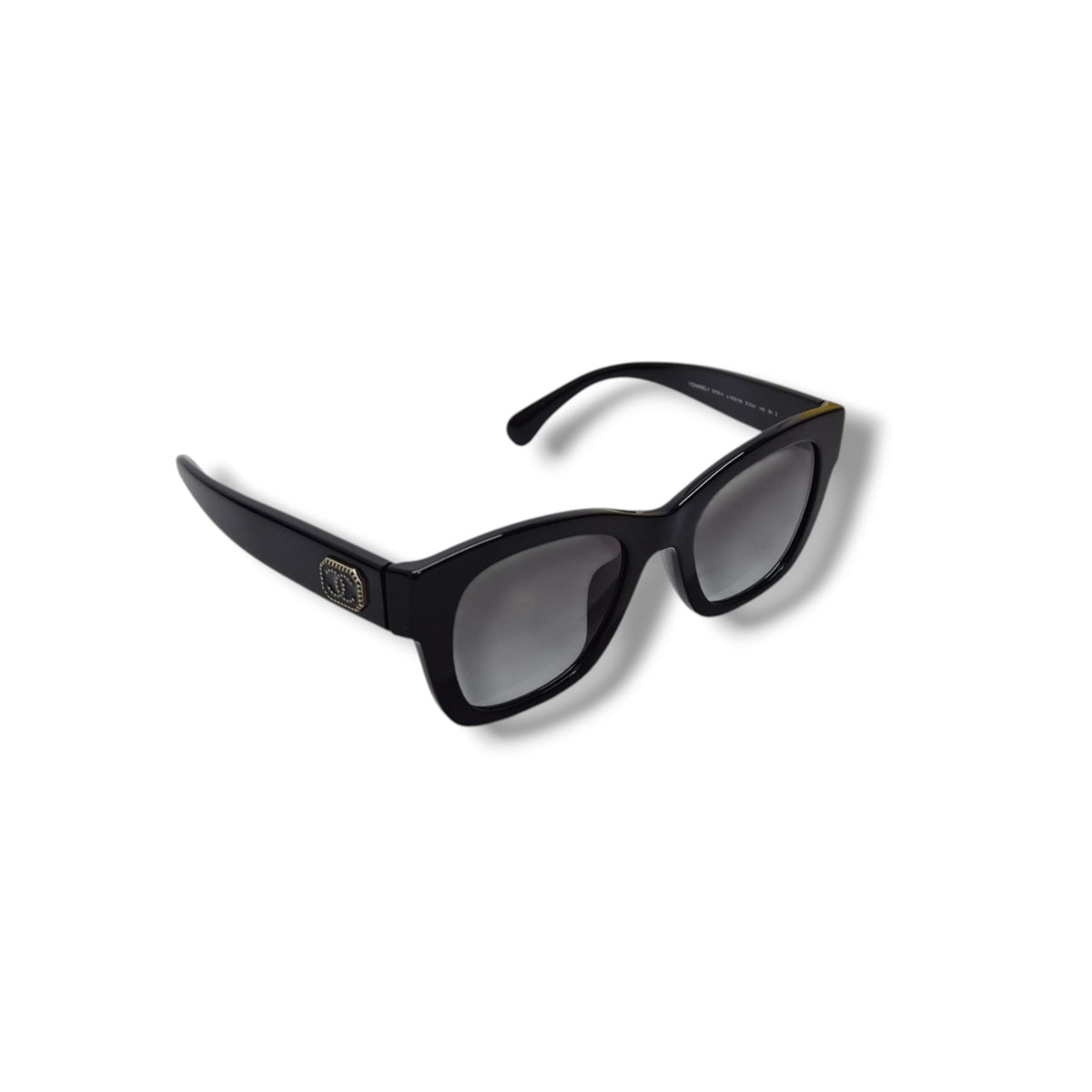 Chanel Square Acetate CC Sunglasses (Black)