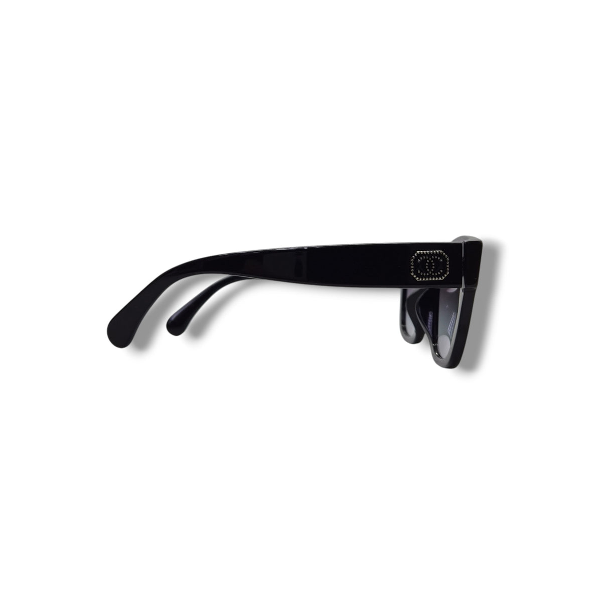 Chanel Square Acetate CC Sunglasses (Black)