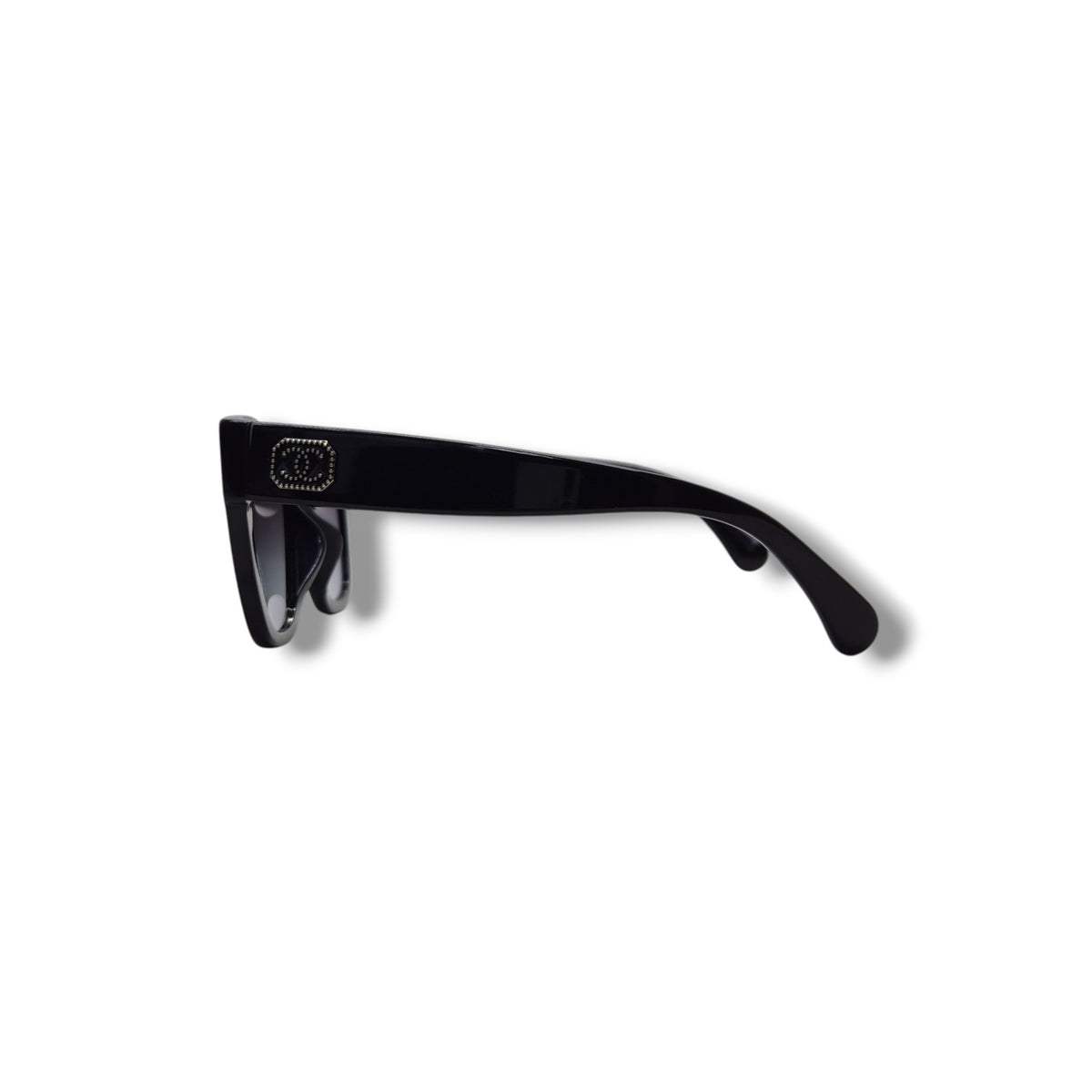 Chanel Square Acetate CC Sunglasses (Black)