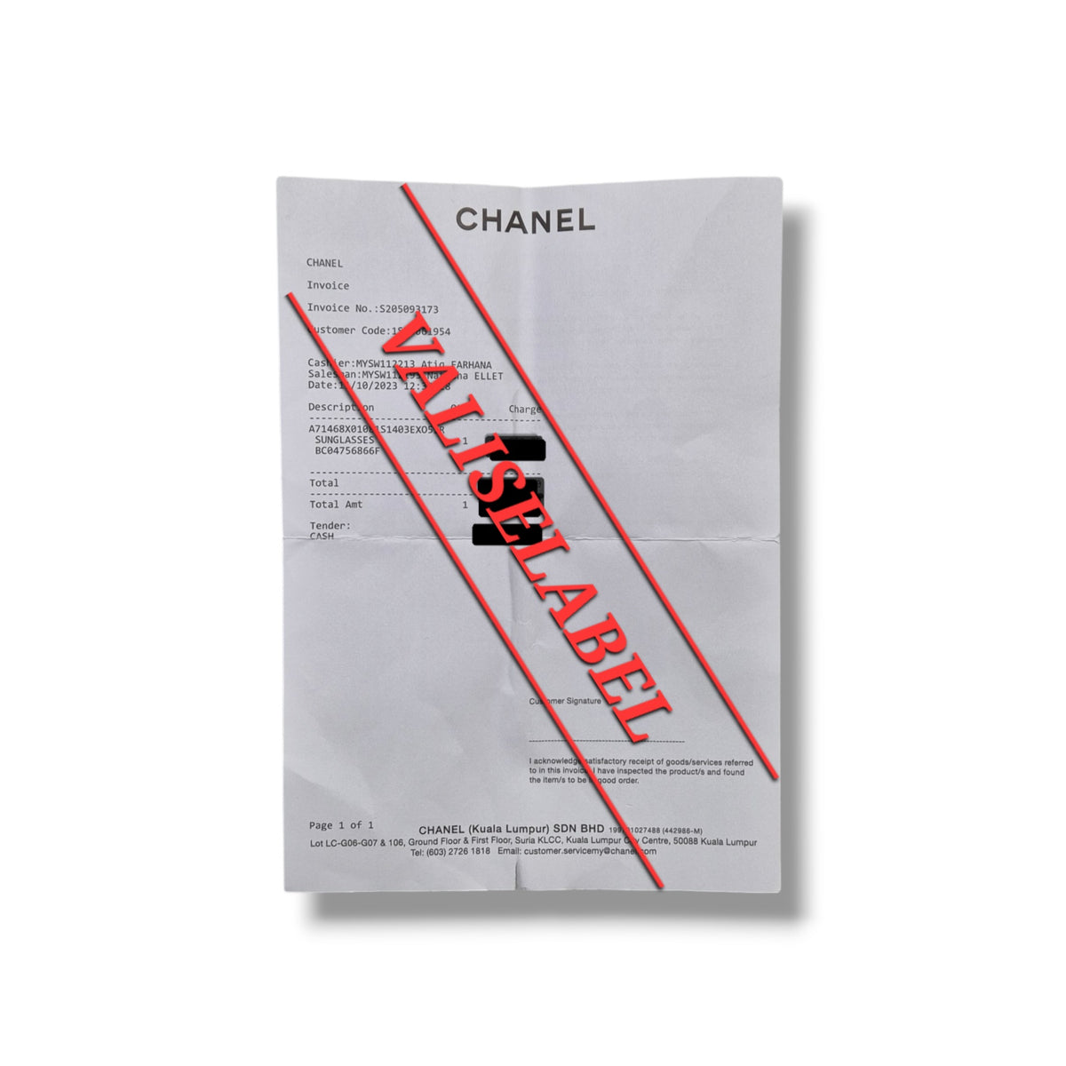 Chanel Square Acetate CC Sunglasses (Black)