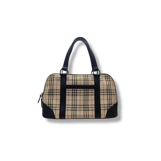 Burberry Vintage Nova Check Satchel Shw (Black)