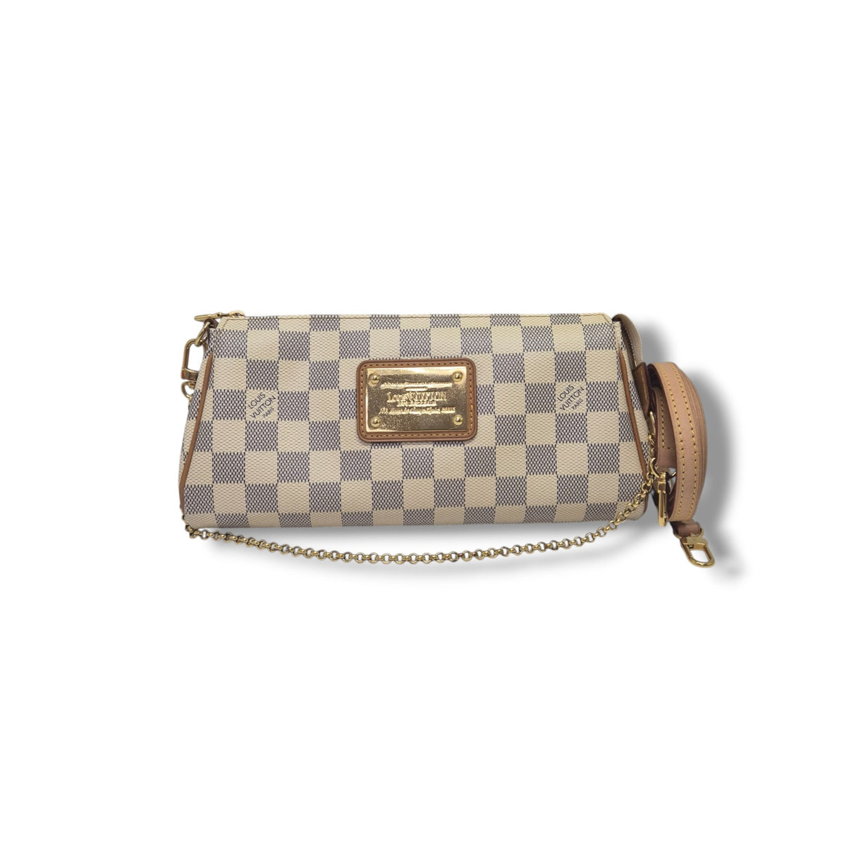 Louis Vuitton Eva Clutch Damier Azur Ghw