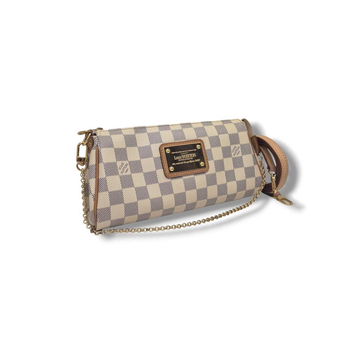 Louis Vuitton Eva Clutch Damier Azur Ghw