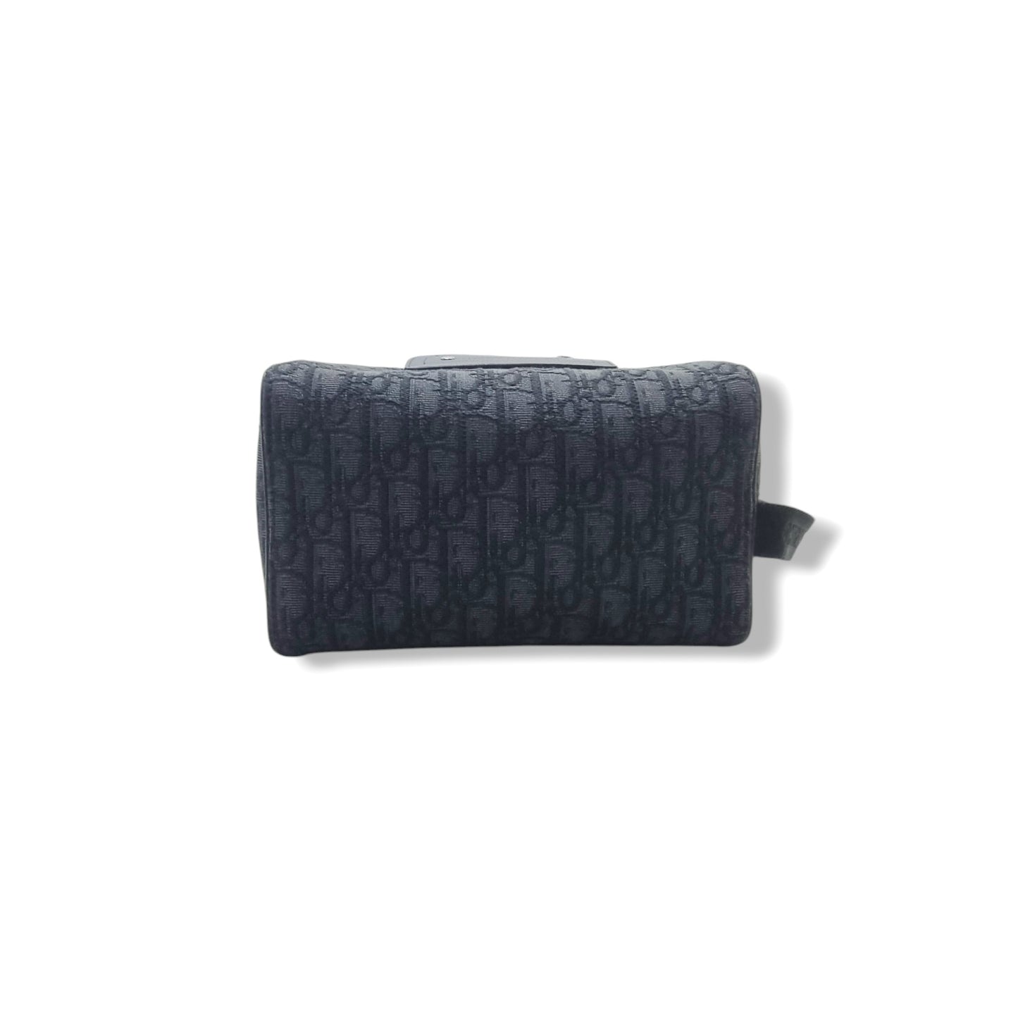 Christian Dior Lingot Toiletry Pouch Oblique Jacquard Shw (Black)