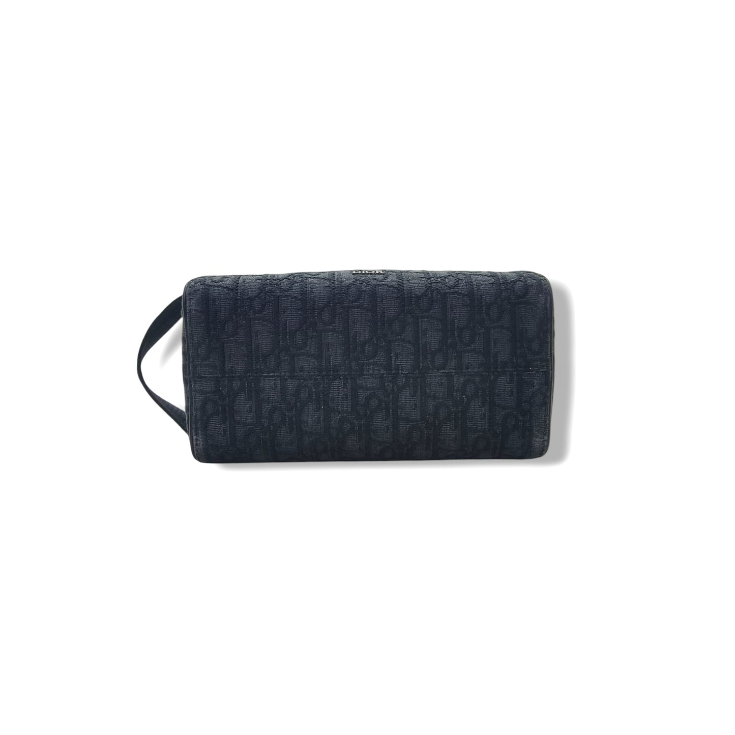 Christian Dior Lingot Toiletry Pouch Oblique Jacquard Shw (Black)
