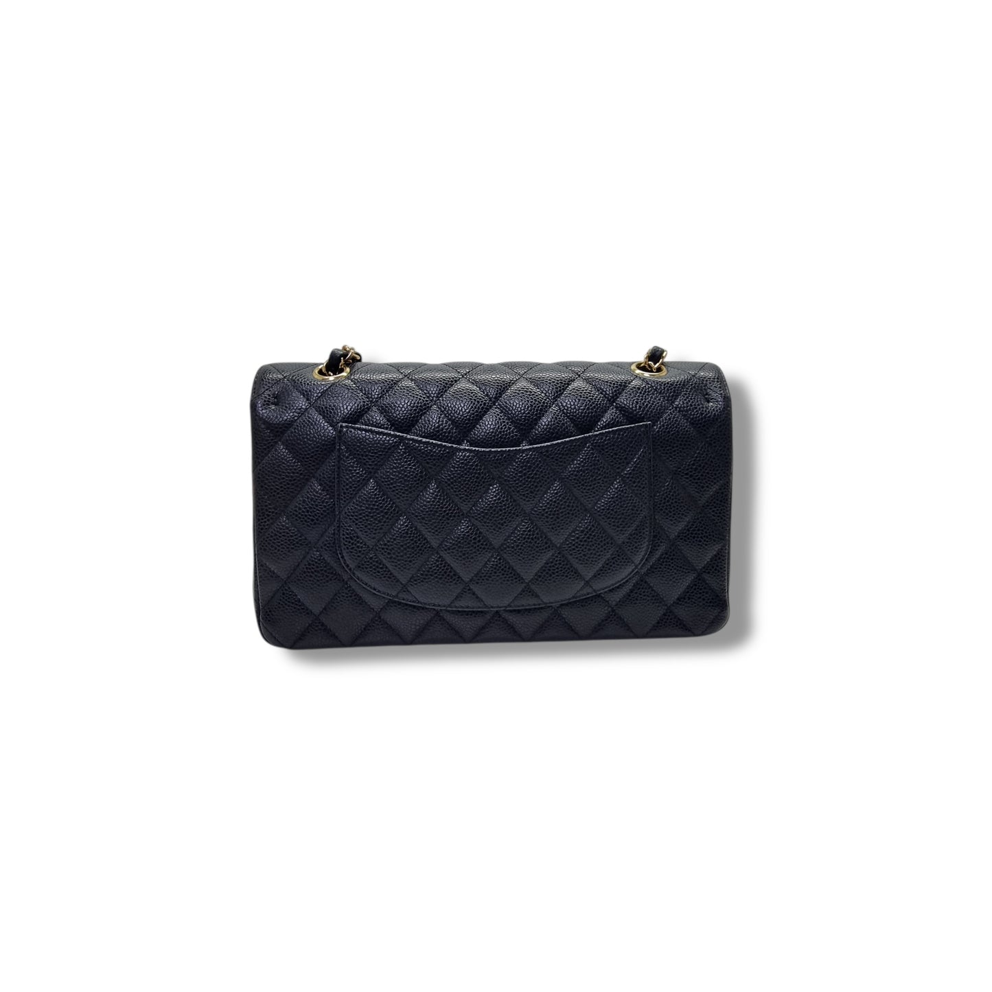 Chanel Classic Medium Double Flap Caviar Black Ghw