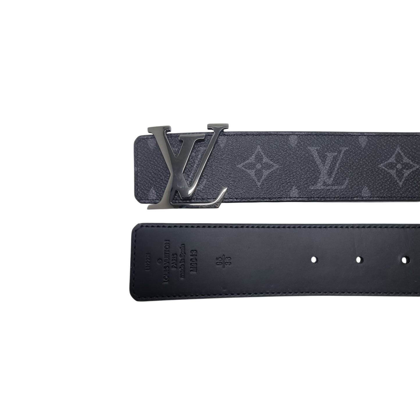 Louis Vuitton Belt Initiales Reversible Monogram Eclipse Rhw