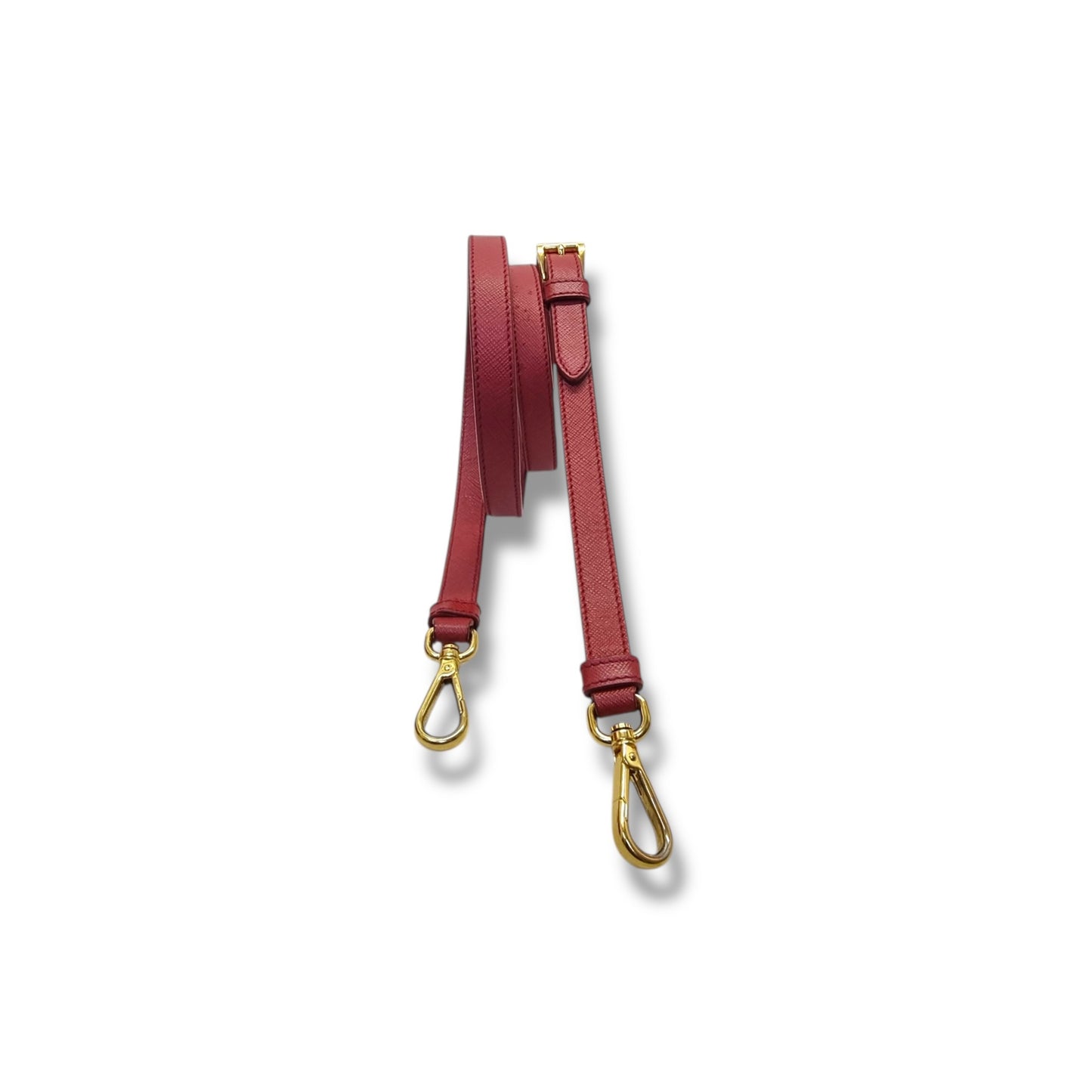Prada BN1801 Galleria Saffiano Lux Small Double Zip Tote Bag Ghw (Fuoco/Red)