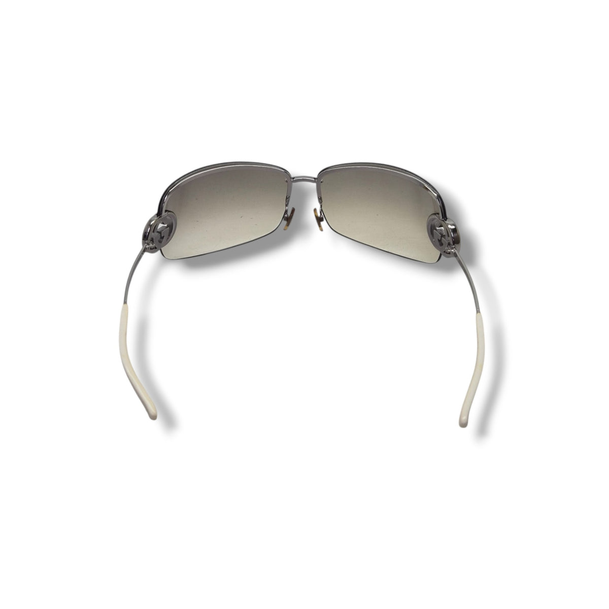 Gucci GG Interlocking Sunglasses Shw (Grey/White)