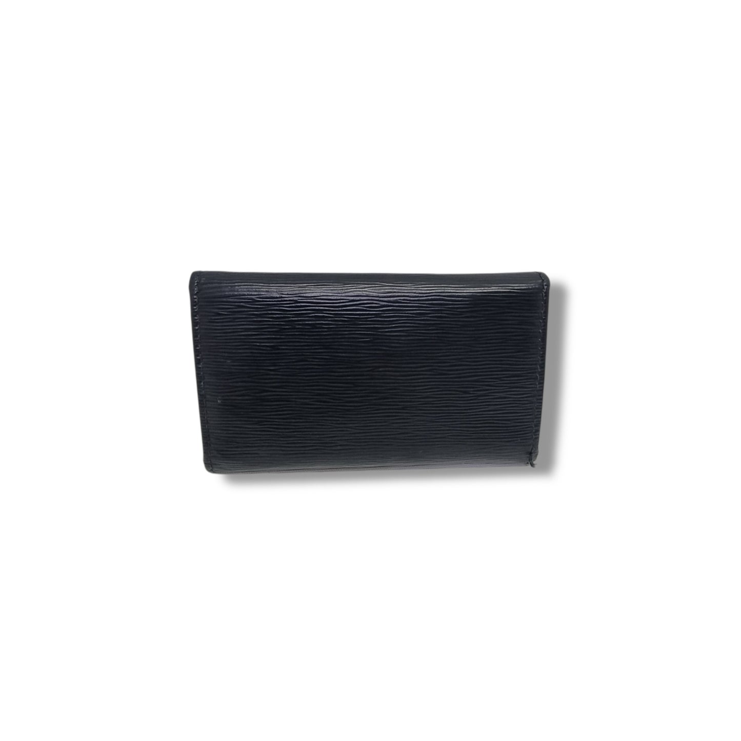 Prada 1PG222 Vitello Move Key Holder Ghw (Black)