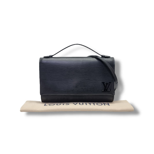 Louis Vuitton Clery Pochette Epi Black Shw