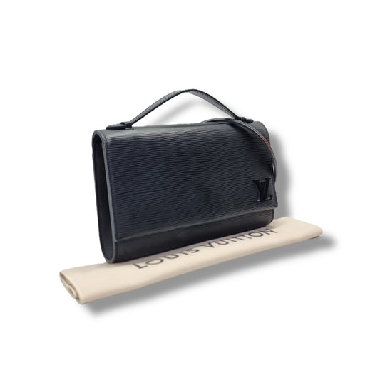 Louis Vuitton Clery Pochette Epi Black Shw