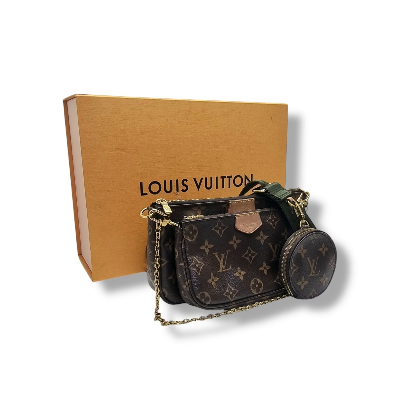 Louis Vuitton Multi Pochette Accessories Monogram Khaki Ghw