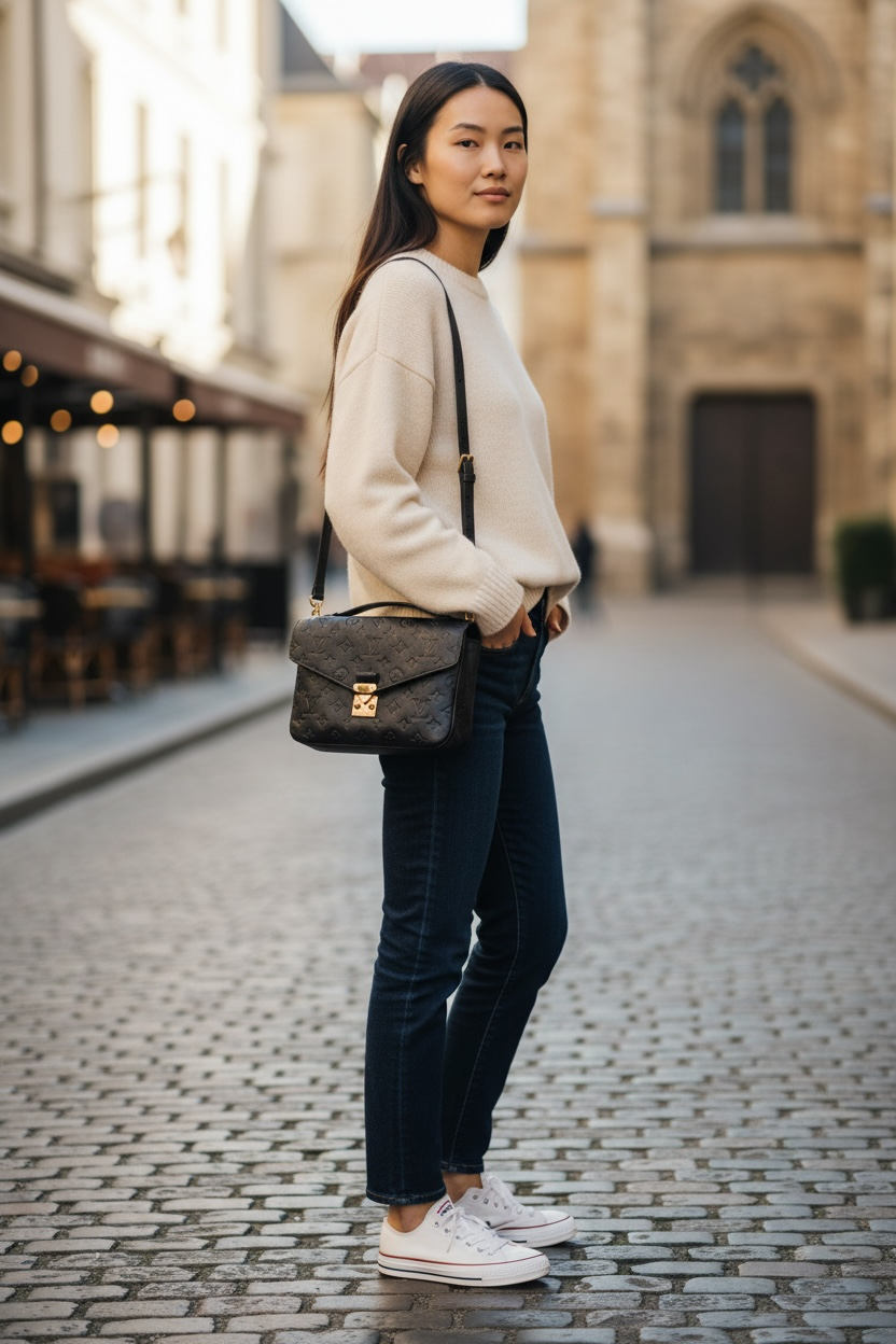 Louis Vuitton Pochette Metis Monogram Empriente Black Ghw