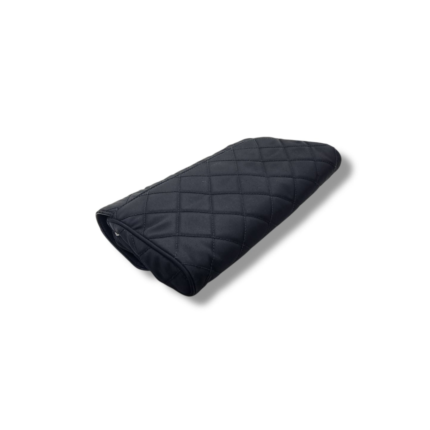 Prada BP0584 Nylon Quilted Crossbody Shw (Black)