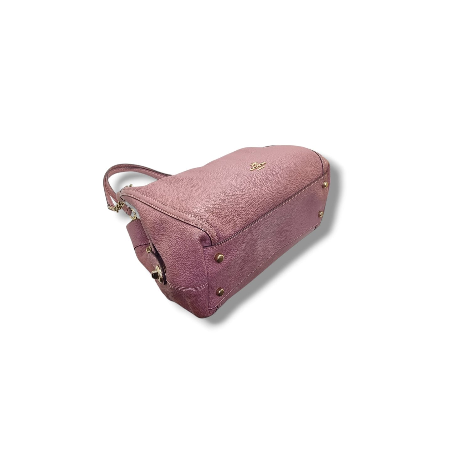 Coach Turnlock Edie Shoulder Bag Ghw (Pink)