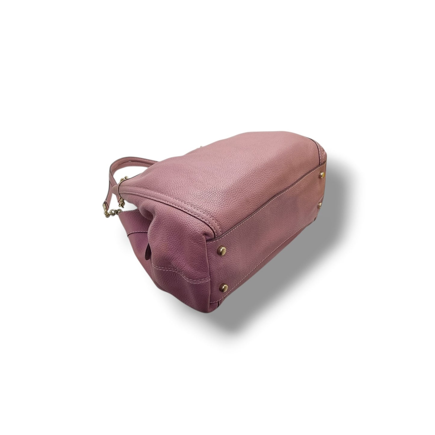 Coach Turnlock Edie Shoulder Bag Ghw (Pink)