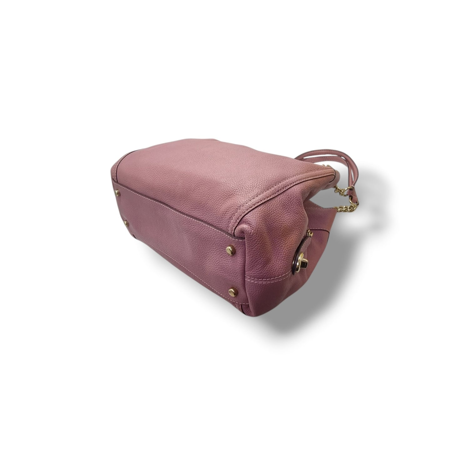 Coach Turnlock Edie Shoulder Bag Ghw (Pink)