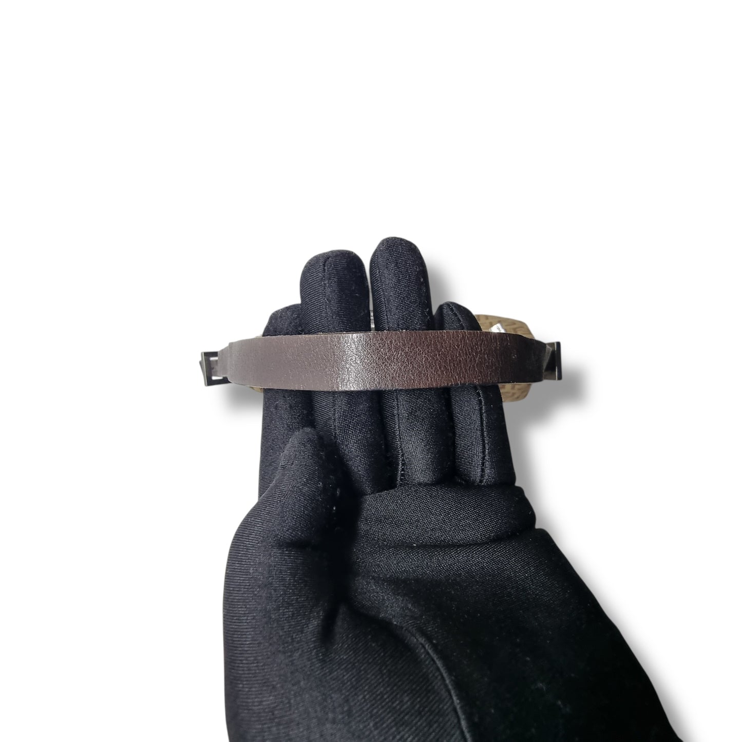 Fendi Vintage Zucchino Canvas Baguette Shw (Brown)