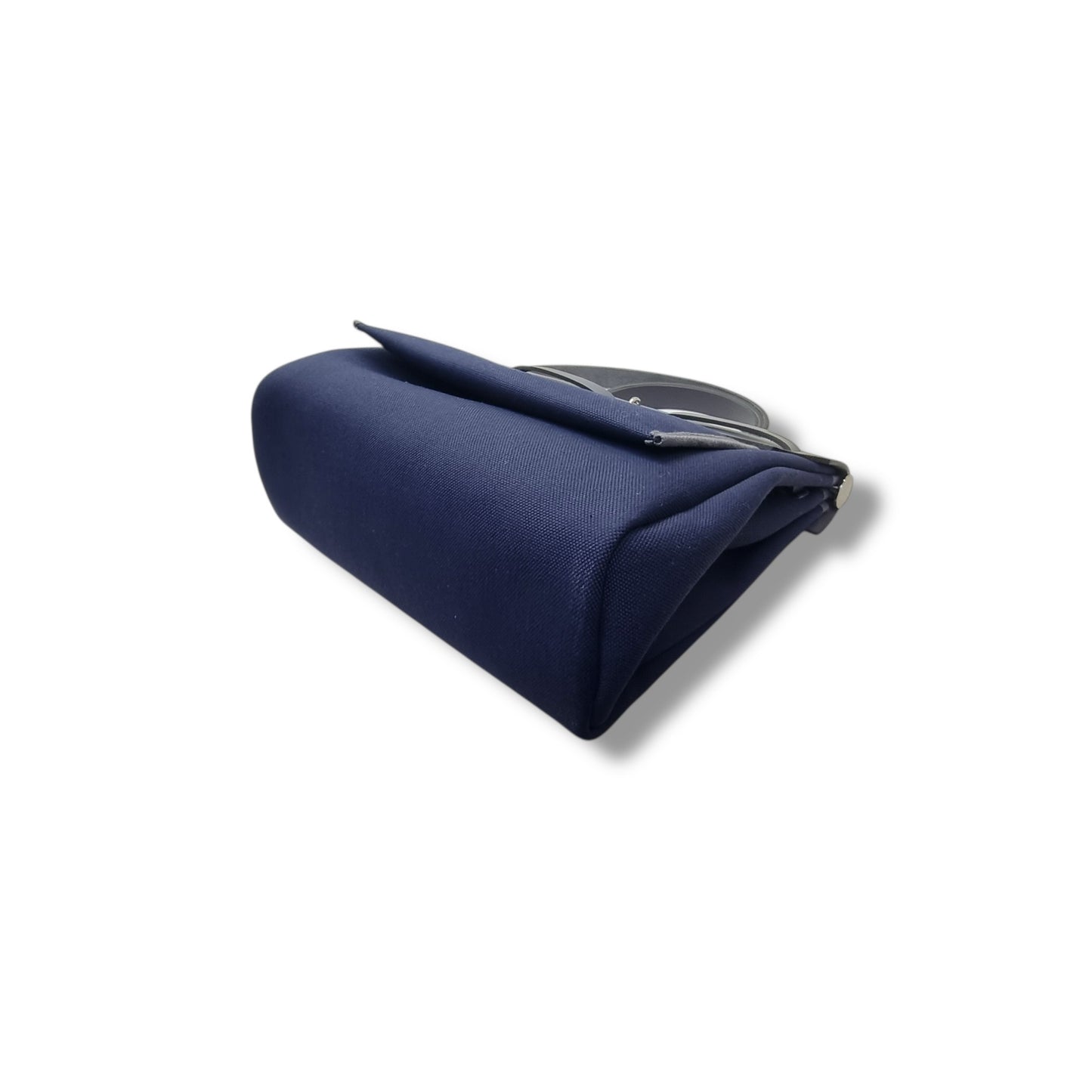Hermes Herbag Zip PM 31 Canvas Hunter Cowhide Leather Phw (Bleu Marine/Ardoise)