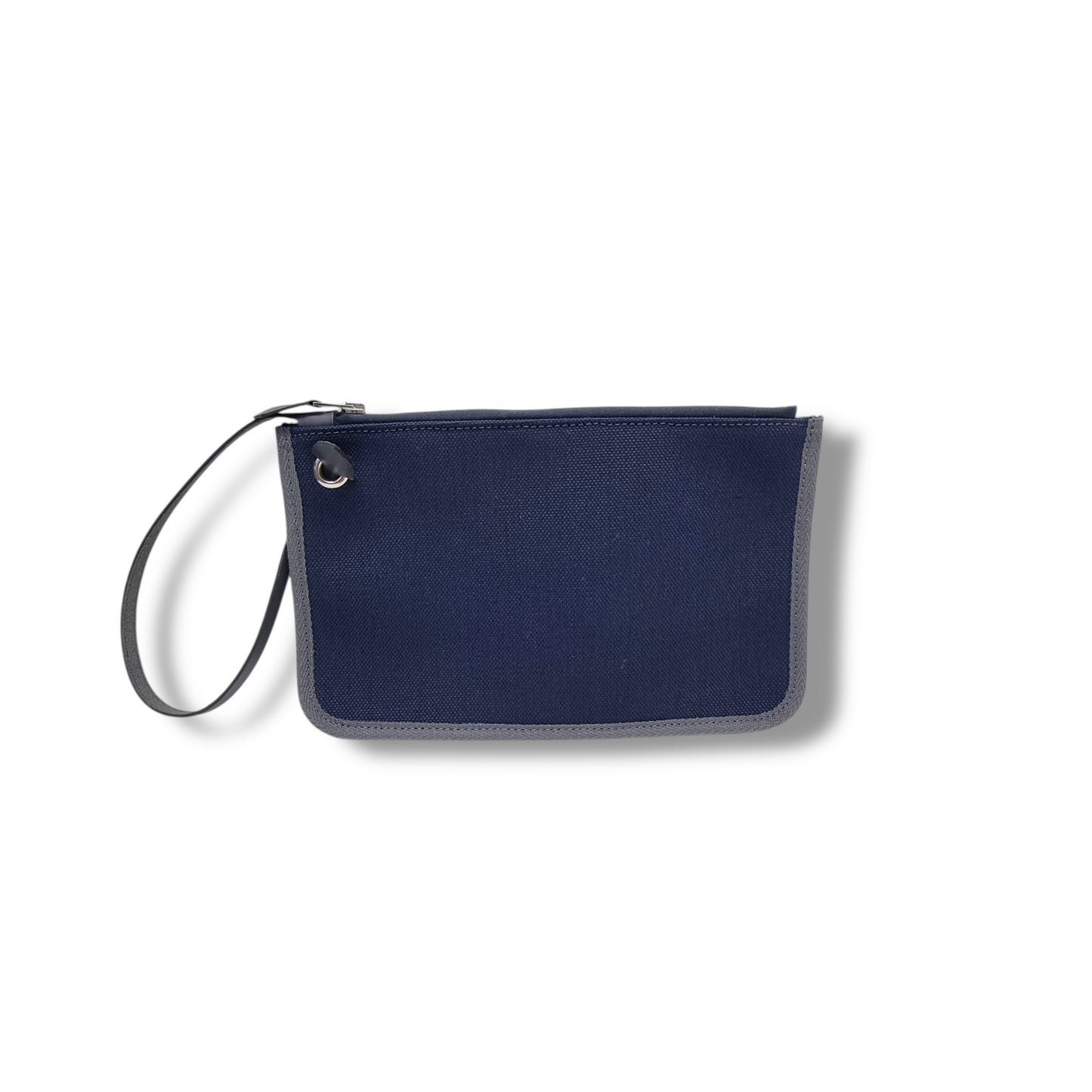 Hermes Herbag Zip PM 31 Canvas Hunter Cowhide Leather Phw (Bleu Marine/Ardoise)