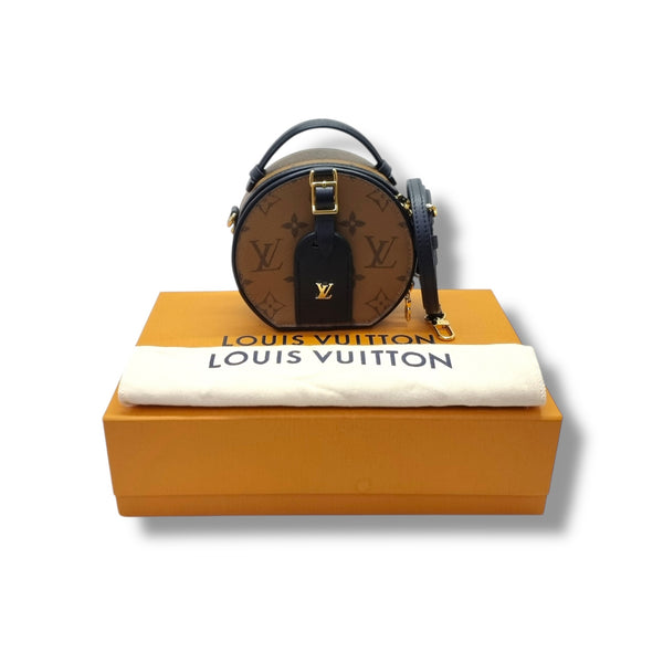 Louis Vuitton Boite Chapeau Mini Crossbody Monogram Reverse Ghw