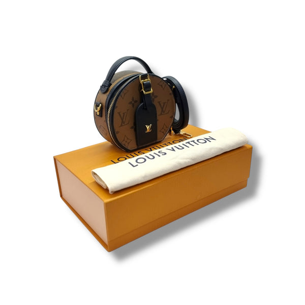 Louis Vuitton Boite Chapeau Mini Crossbody Monogram Reverse Ghw