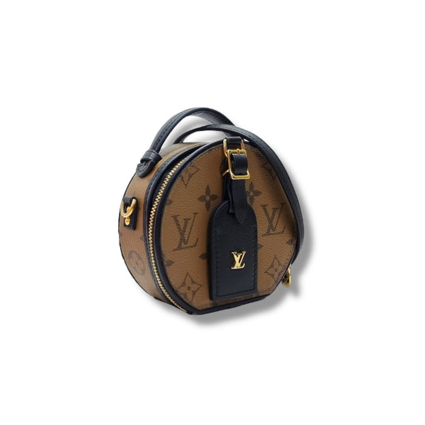 Louis Vuitton Boite Chapeau Mini Crossbody Monogram Reverse Ghw