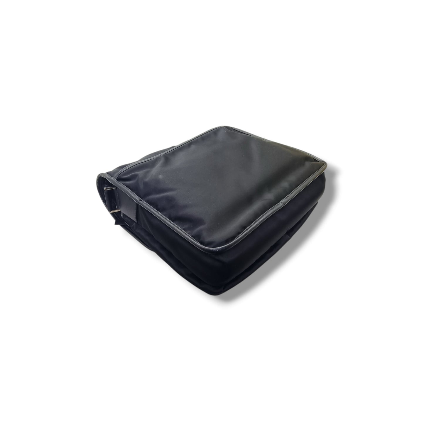 Prada V166 Tessuto Messenger Bag Shw (Black)