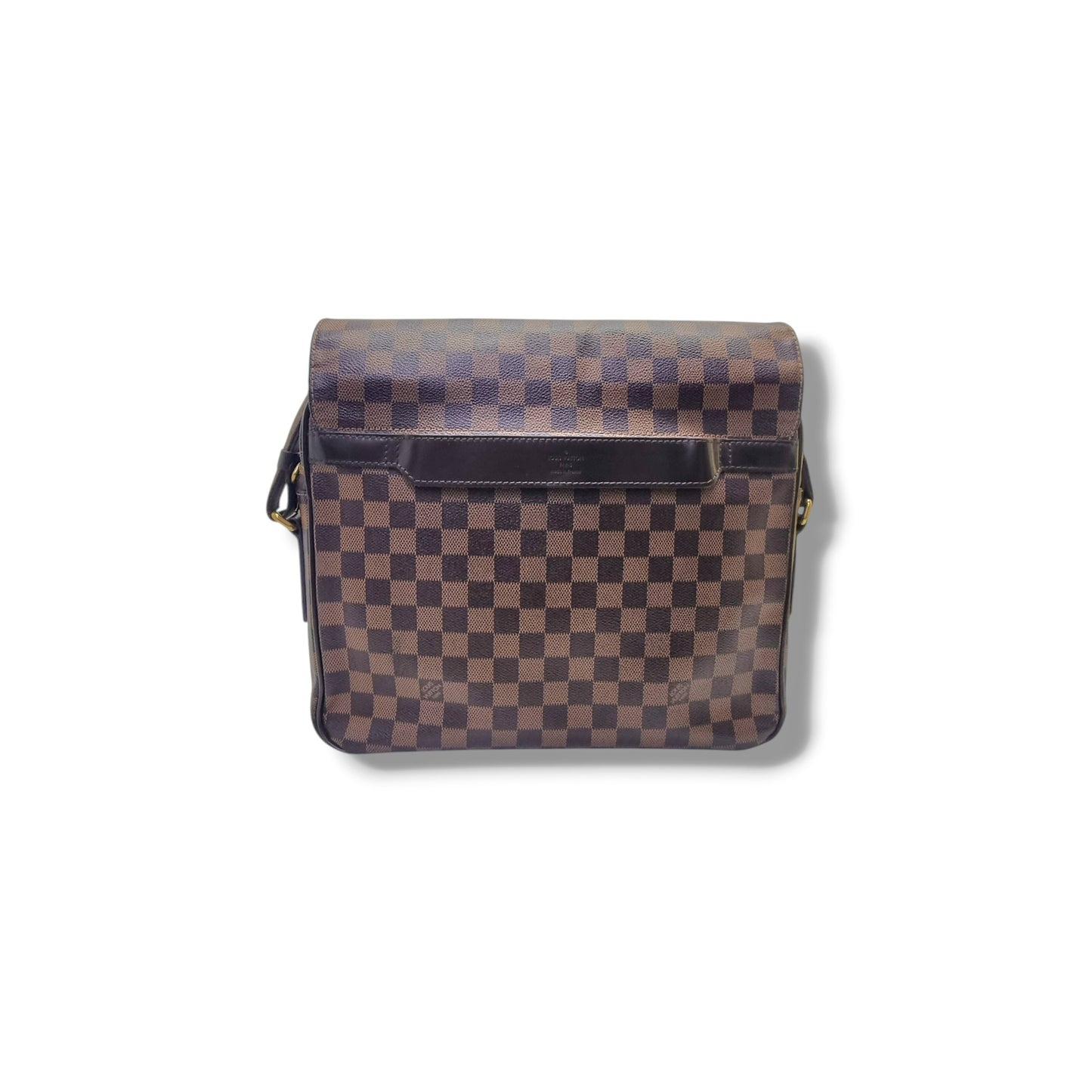 Louis Vuitton Shelton MM Messenger Bag Damier Ebene Ghw