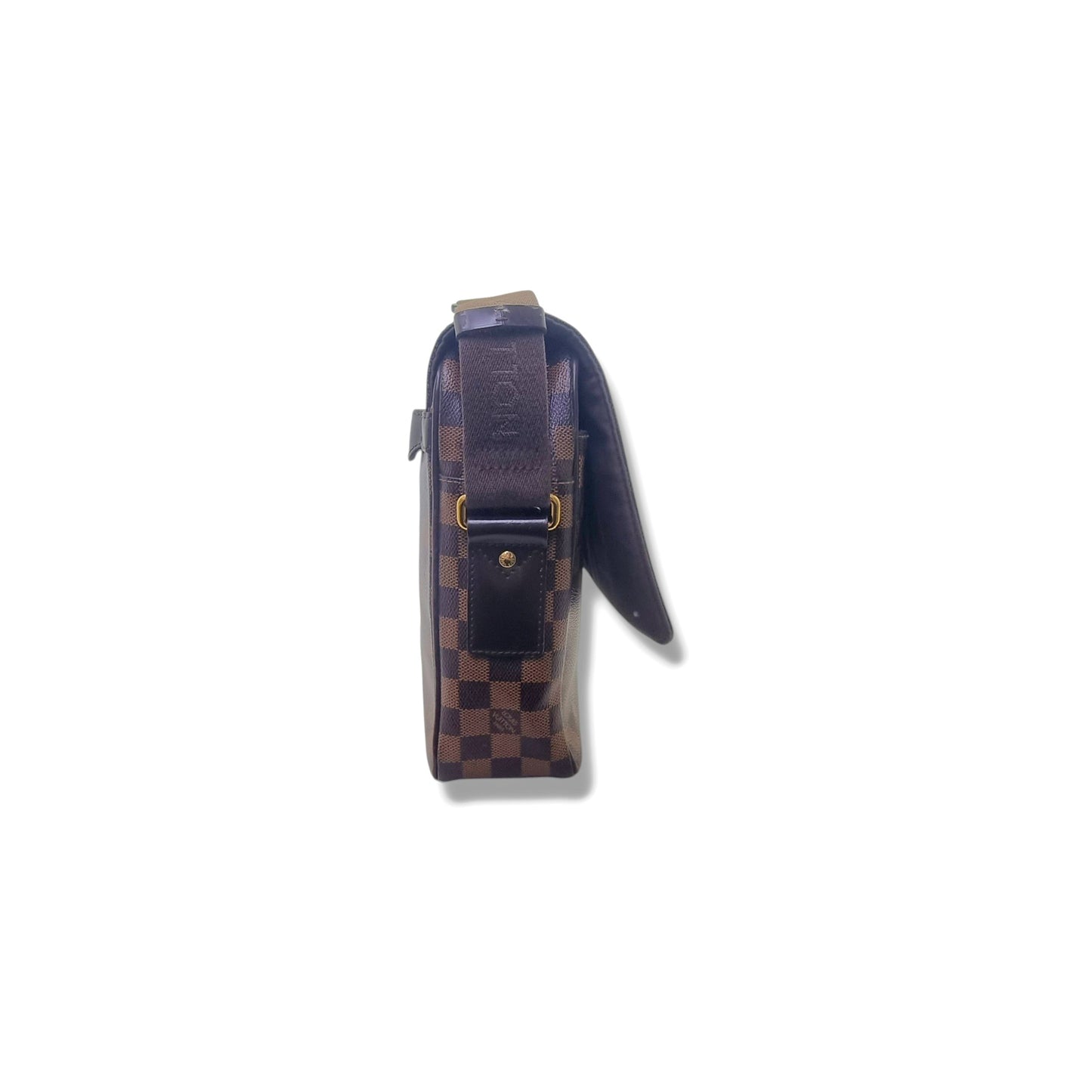 Louis Vuitton Shelton MM Messenger Bag Damier Ebene Ghw