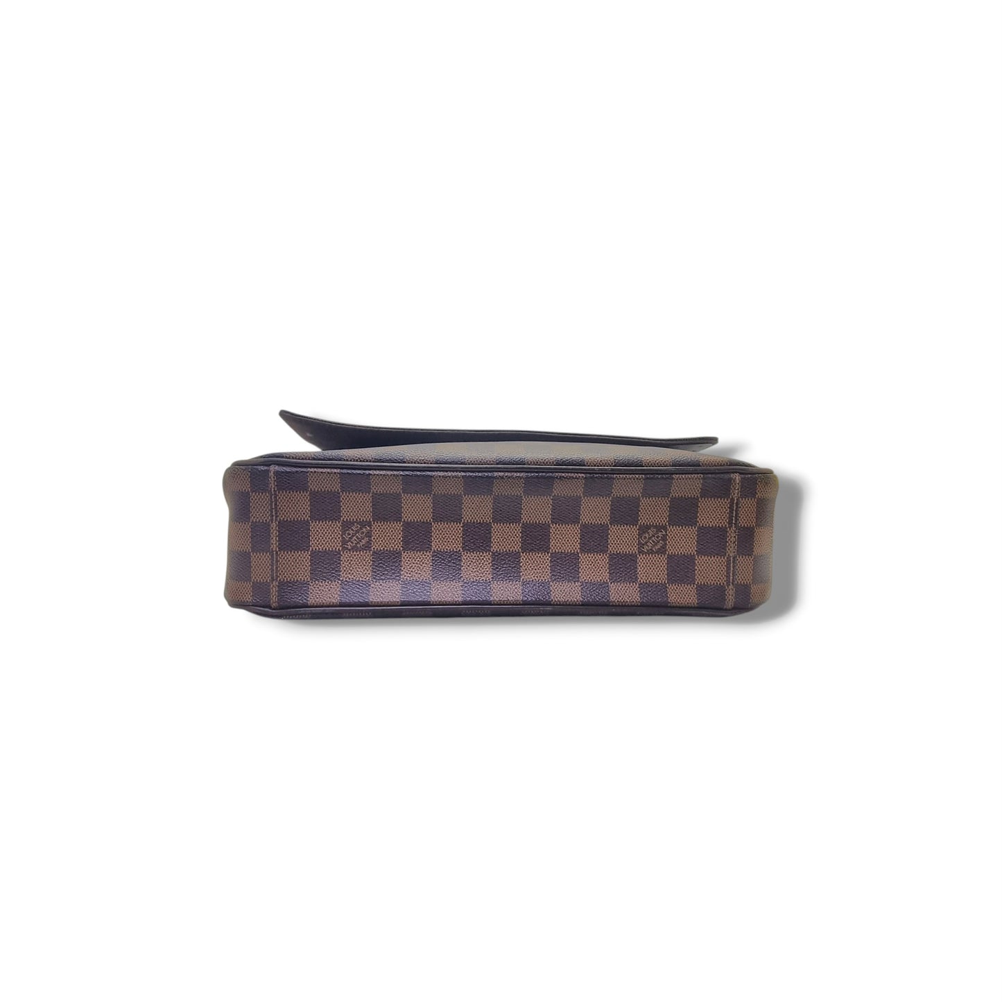 Louis Vuitton Shelton MM Messenger Bag Damier Ebene Ghw