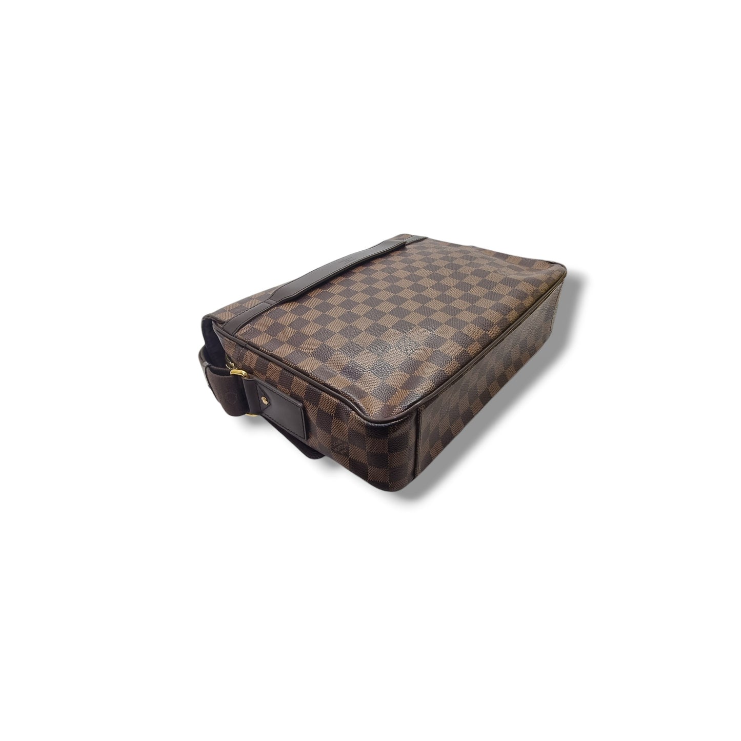 Louis Vuitton Shelton MM Messenger Bag Damier Ebene Ghw