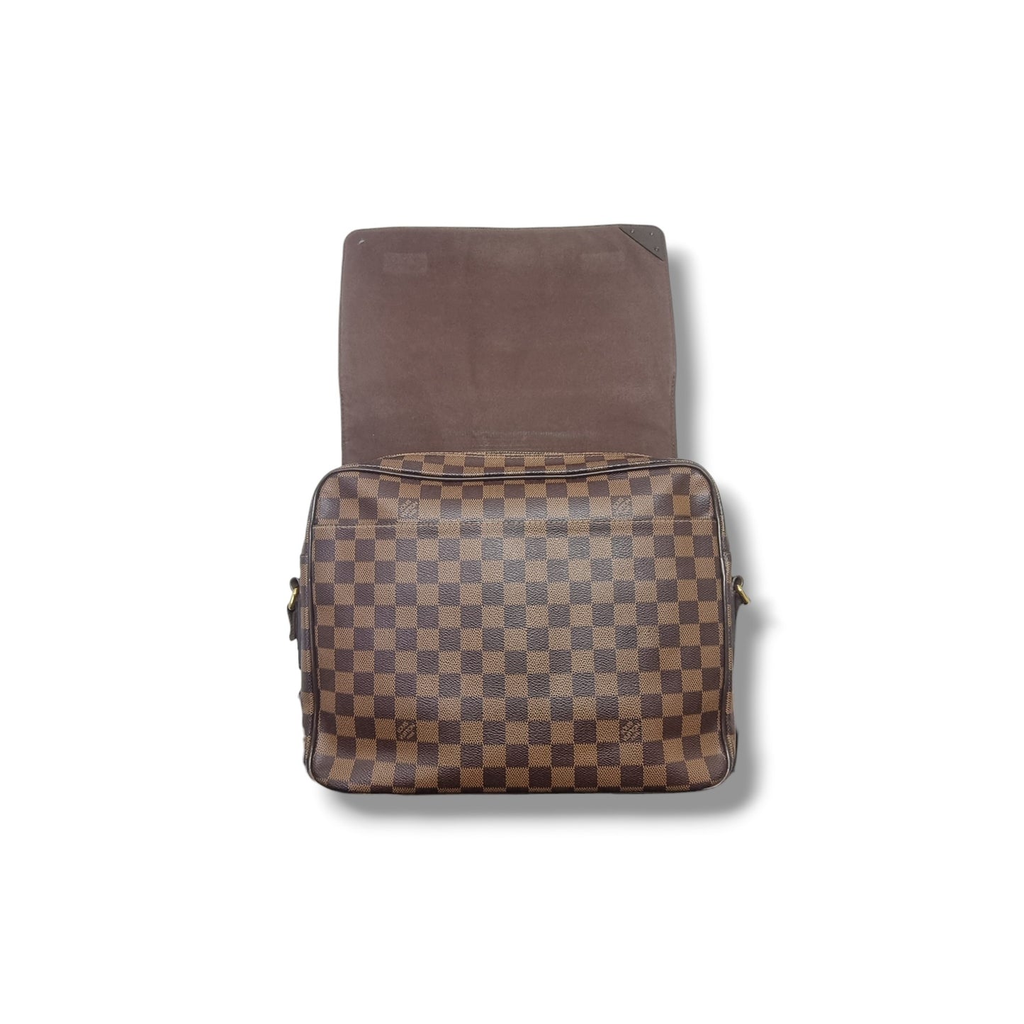 Louis Vuitton Shelton MM Messenger Bag Damier Ebene Ghw