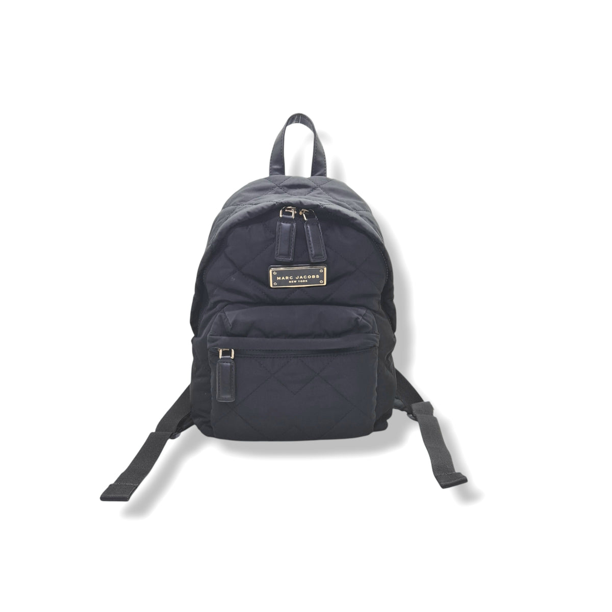 Marc Jacobs	Quilted Nylon Mini Backpack Ghw (Black)