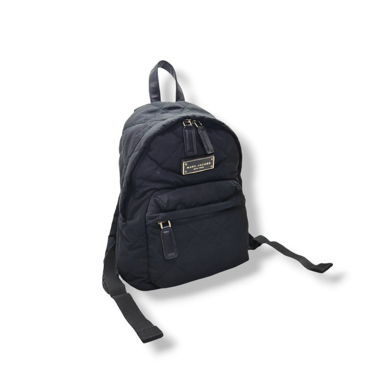Marc Jacobs	Quilted Nylon Mini Backpack Ghw (Black)