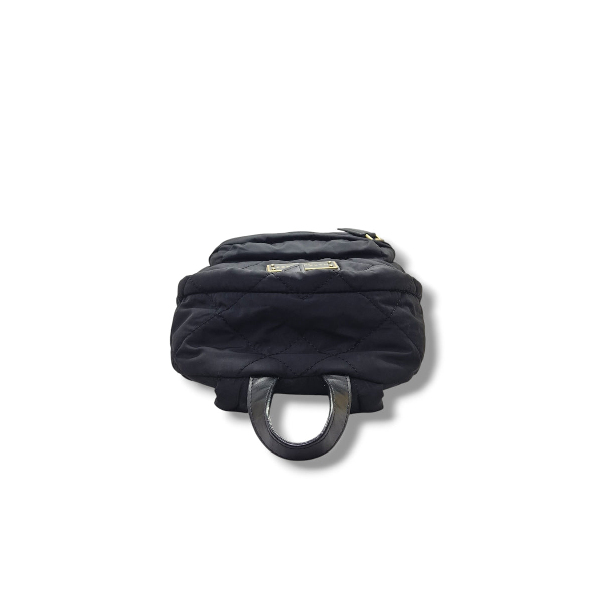 Marc Jacobs	Quilted Nylon Mini Backpack Ghw (Black)